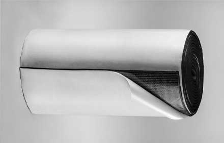 عایق الاستومری رولی پشت چسبدار مسلح